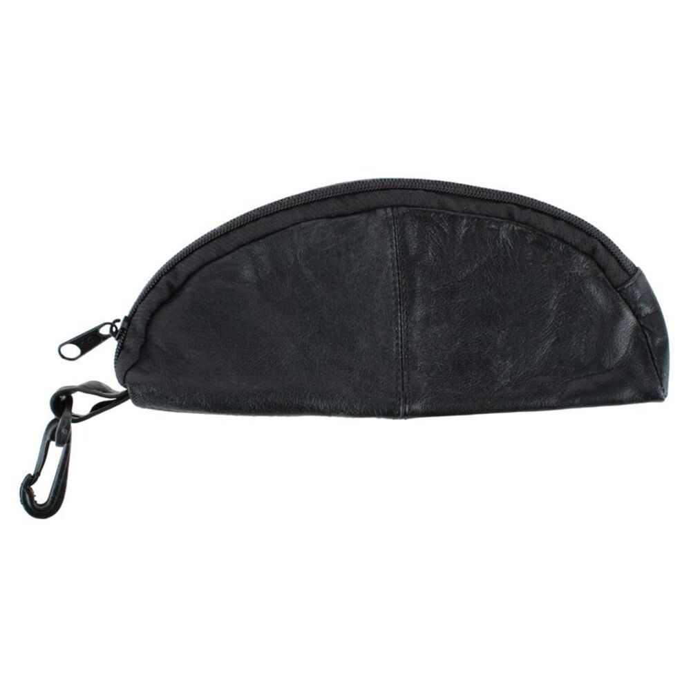 CTM Lambskin Zip Around Eyeglass Case